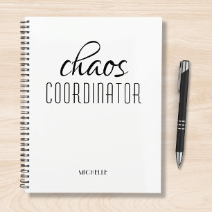Chaos Coordinator Personalized Name Planner