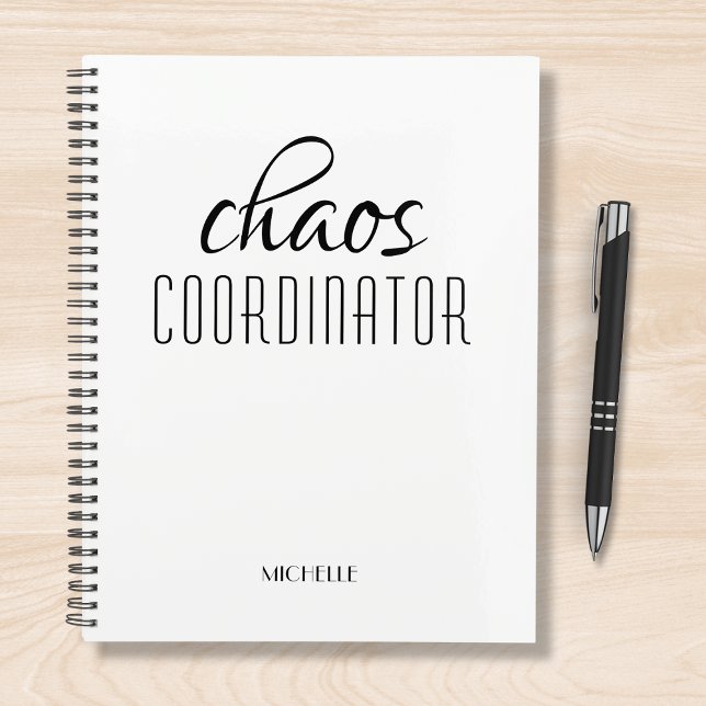 Chaos Coordinator Personalized Name Planner (Creator Uploaded)