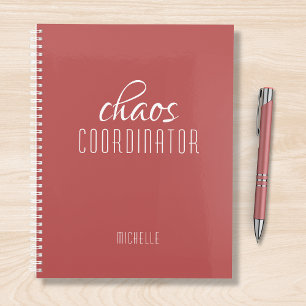 Chaos Coordinator Personalized Name Planner