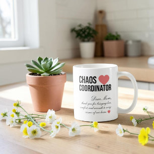 Chaos Coordinator Personalized Unique Gift Coffee Mug