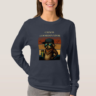 Chaos Coordinator Raccoon Long Sleeved Shirt