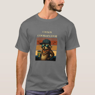 Chaos Coordinator T-shirt Raccoon