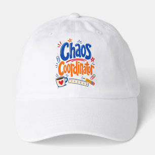 Chaos Coordinator Teacher Back to School Design Hat