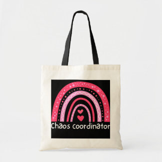 Chaos Coordinator Teacher Daycare Childcare Tote Bag