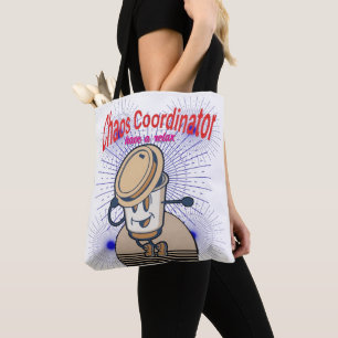Chaos Coordinator Tote Bag – Reusable Funny Bag 