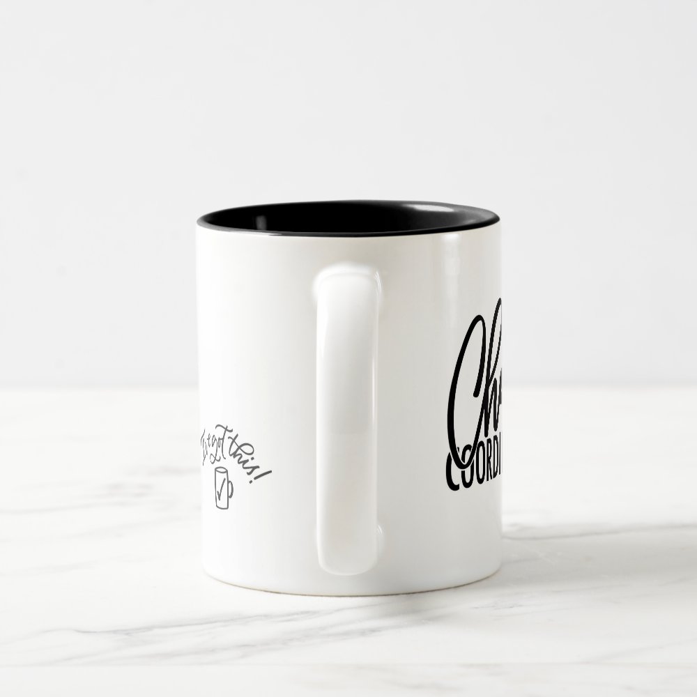 Disover Chaos Coordinator Two-Tone Coffee Mug