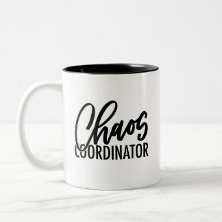 Chaos Coordinator Two-Tone Coffee Mug