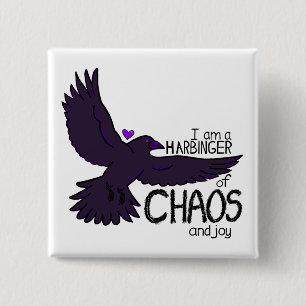 Chaos Crow Button