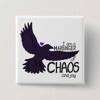 Chaos Crow Button