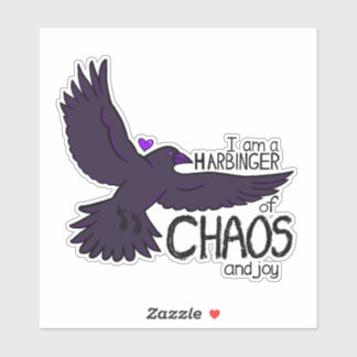Chaos Crow Sticker