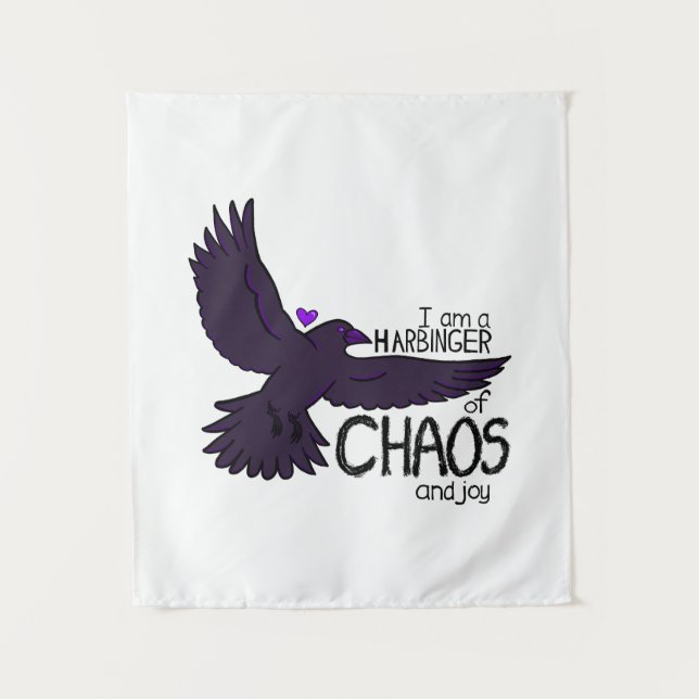 Chaos Crow Tapestry (Front)