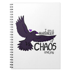 Chaos Crow Tapestry Notebook