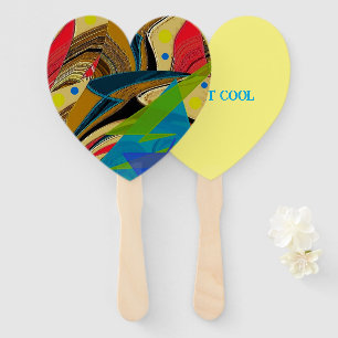 "Chaos in Color" Hand Fans (Set of ten)