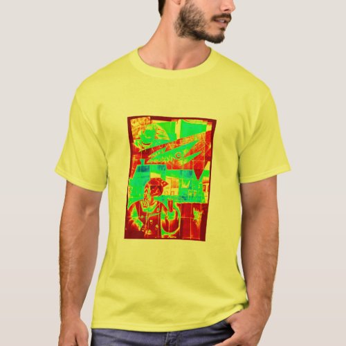 Chaos in red and green T_Shirt