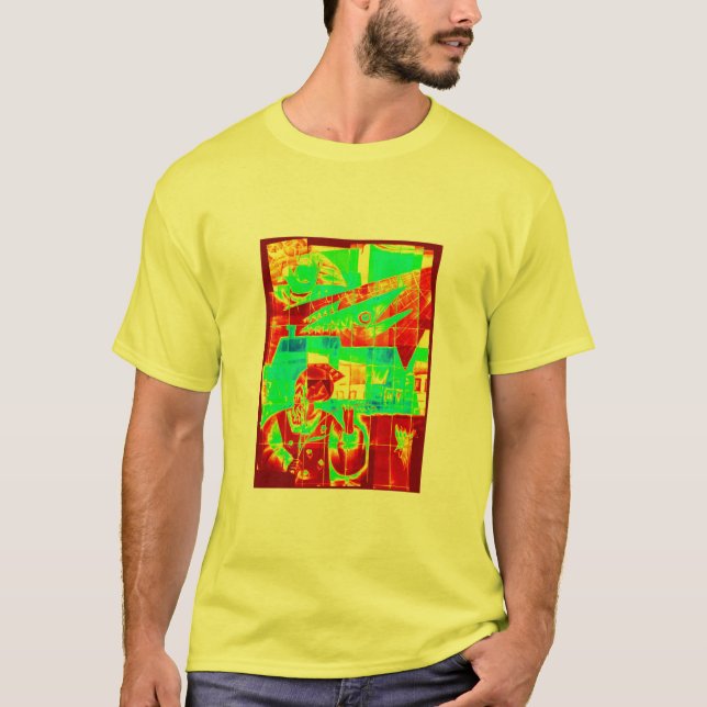 Chaos in red and green! T-Shirt (Front)