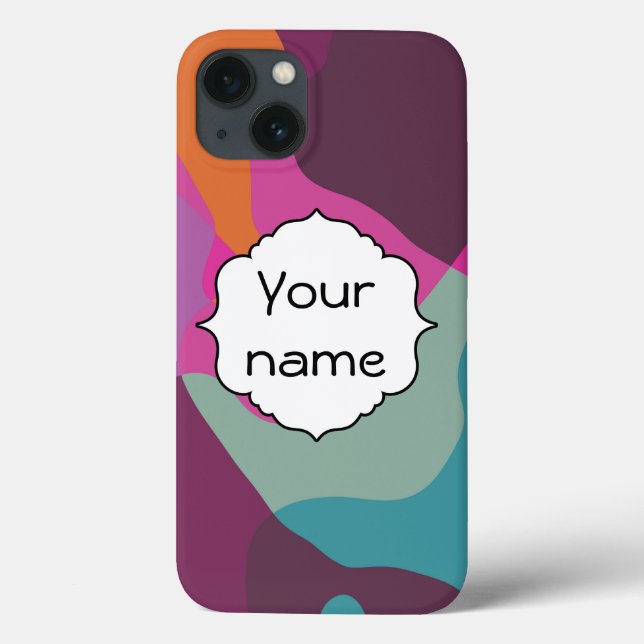 Chaos in retro colors Case-Mate iPhone case (Back)