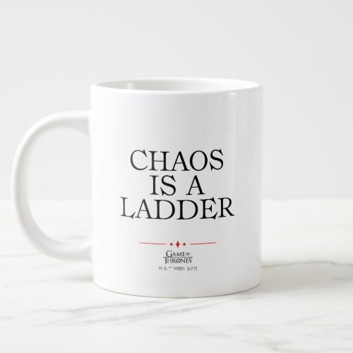Chaos Is A Ladder Giant Coffee Mug