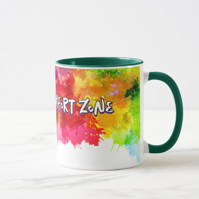 Chaos Is My Comfort Zone – Abstract Art Tee Mug (Right)