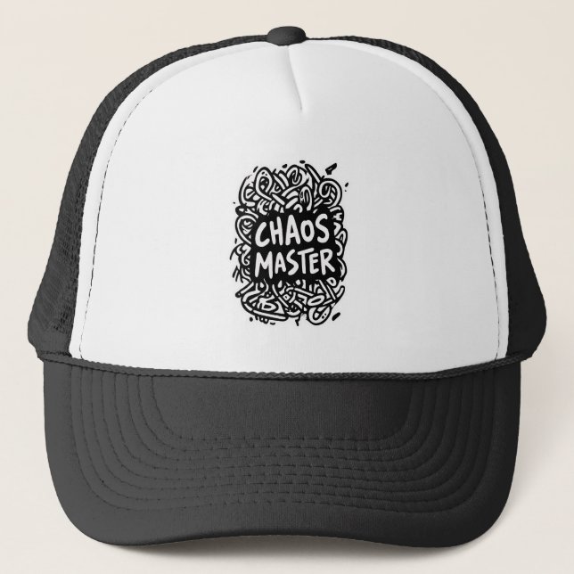 Chaos Master – Multitask Design Trucker Hat (Front)