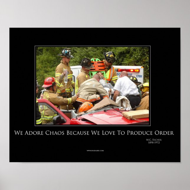 Chaos Motivational Poster (Front)