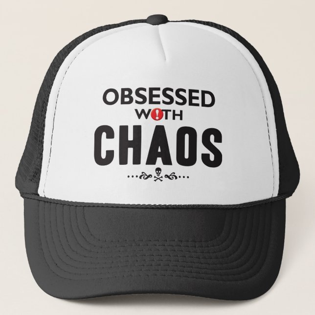 Chaos Obsessed Trucker Hat (Front)