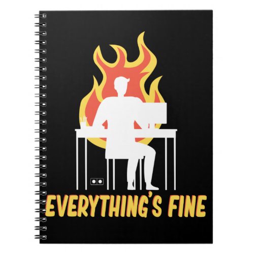 Chaos Office Manager Funny Office Crew Notebook