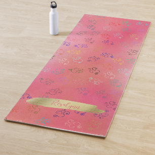 Chaos OMs Red Ombre, Pretty Om Yoga Mat