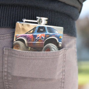 Chaos on Wheels: Monster Truck Smash Derby, Flask