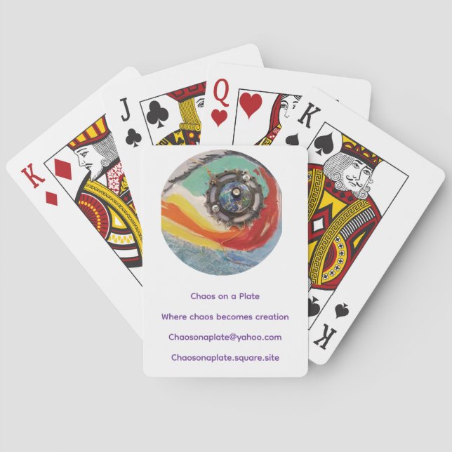 Chaos Playing Cards – Swirl Gear Edition (Back)
