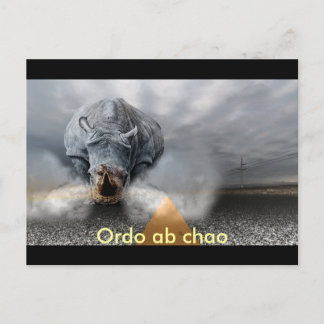 chaos postcard