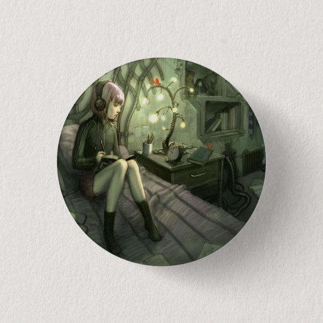 Chaos pt1 pinback button (Front)