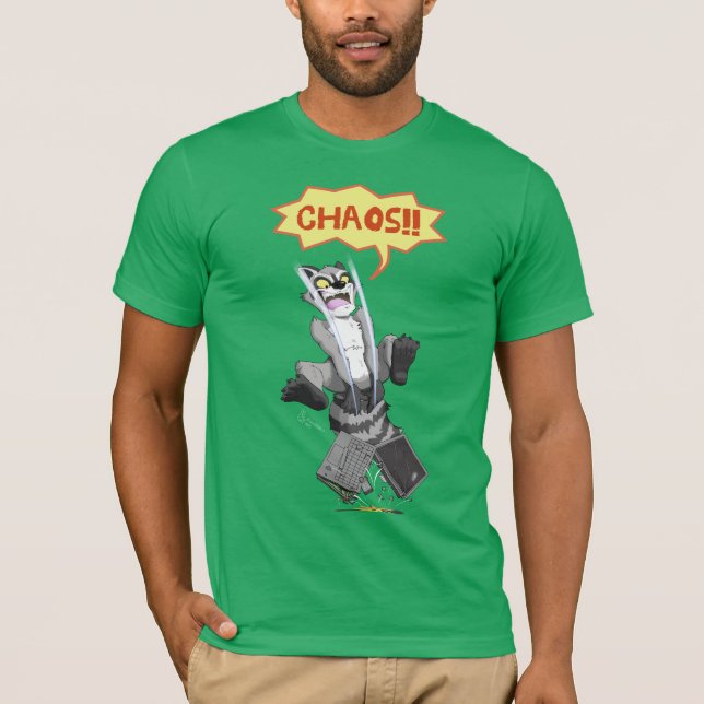 Chaos Raccoon T-Shirt (Front)