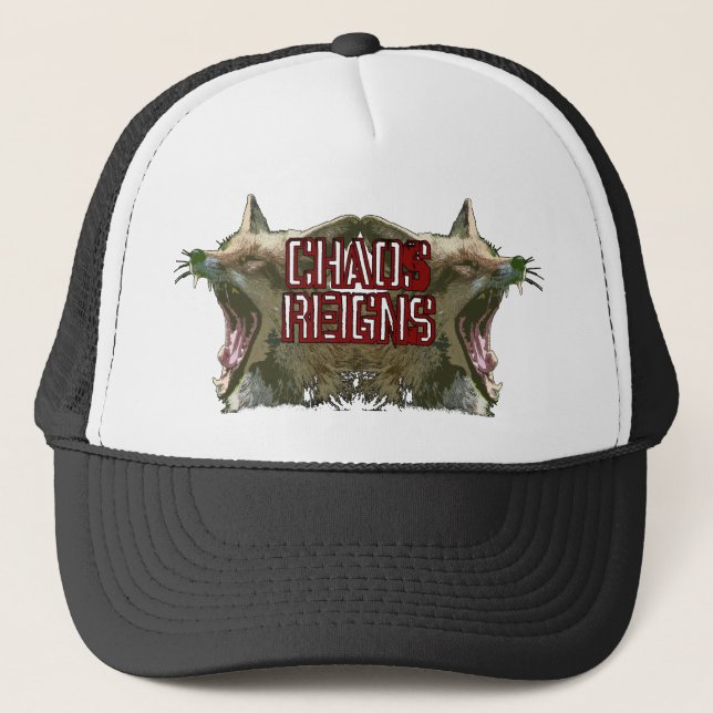 Chaos Reigns Mr. Fox Trucker Hat (Front)