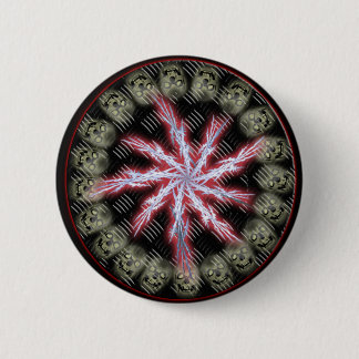 chaos skulls pinback button