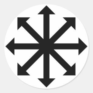 Chaos Star Classic Round Sticker