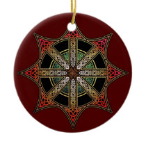 Chaos Star Pendant/Ornament Ceramic Ornament