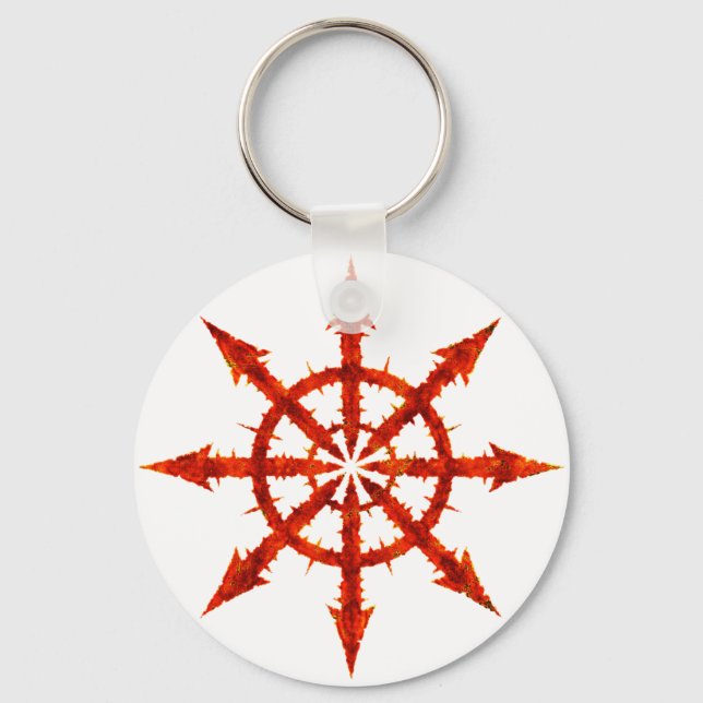 Chaos Symbol Keychain (Front)