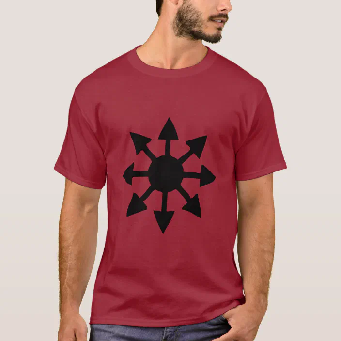 Chaos Symbol T Shirt Zazzle Com