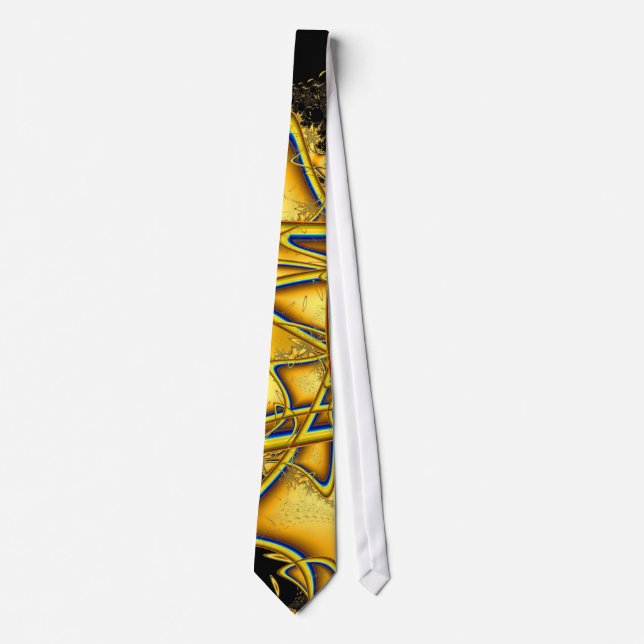 Chaos Theory 3 Fractal Art Neck Tie (Front)