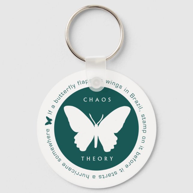 Chaos Theory (Green) Keyring (Front)
