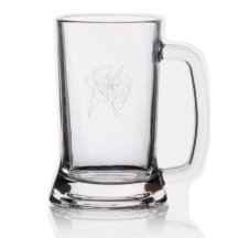 Chaos Theory Humor Etched Beer Stein