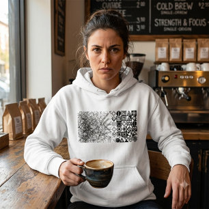 Chaos to Order Abstract Geometric Hoodie