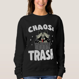 Chaos & Trash Garbage Panda Raccoon  6 Sweatshirt