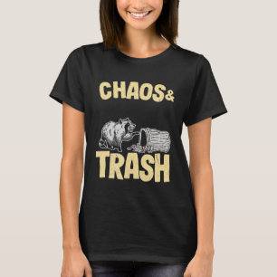 Chaos & Trash Garbage Panda  Raccoon T-Shirt