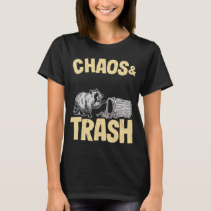 Chaos & Trash Garbage Panda Raccoon T-Shirt