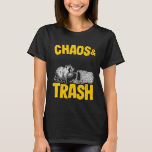 Chaos & Trash Garbage Panda Raccoon T-Shirt