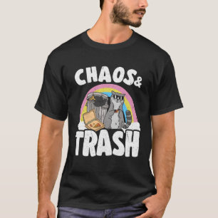 Chaos & Trash Garbage Panda Rainbow Raccoon 1 T-Shirt