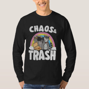Chaos & Trash Garbage Panda Rainbow Raccoon 1 T-Shirt