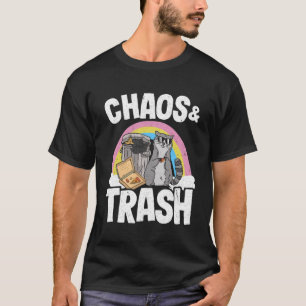 Chaos & Trash Garbage Panda Rainbow Raccoon 1 T-Shirt