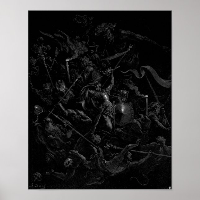 Chaos Watches Gustave Dore Poster (Front)